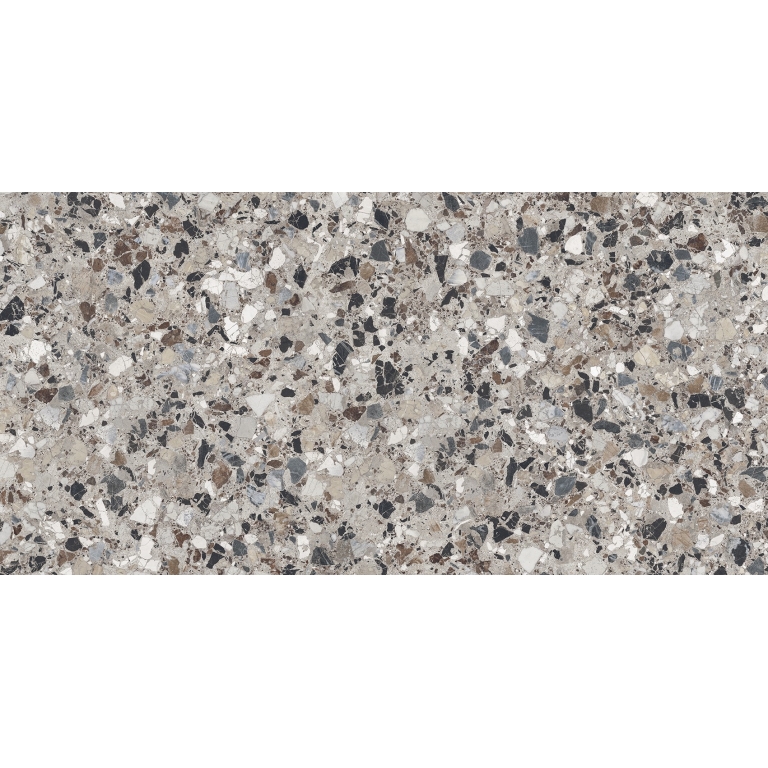 MILZETTI - 24X47 PEBBLE, SILVER, BRUSHED